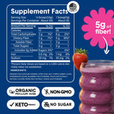 Bellway Super Fiber + Fruit Psyllium Powder on a kitchen counter