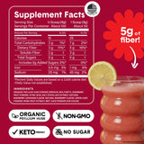 Bellway Super Fiber + Fruit Psyllium Powder on a kitchen counter