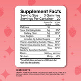 Bellway Super Fiber Gummies displayed on a kitchen counter