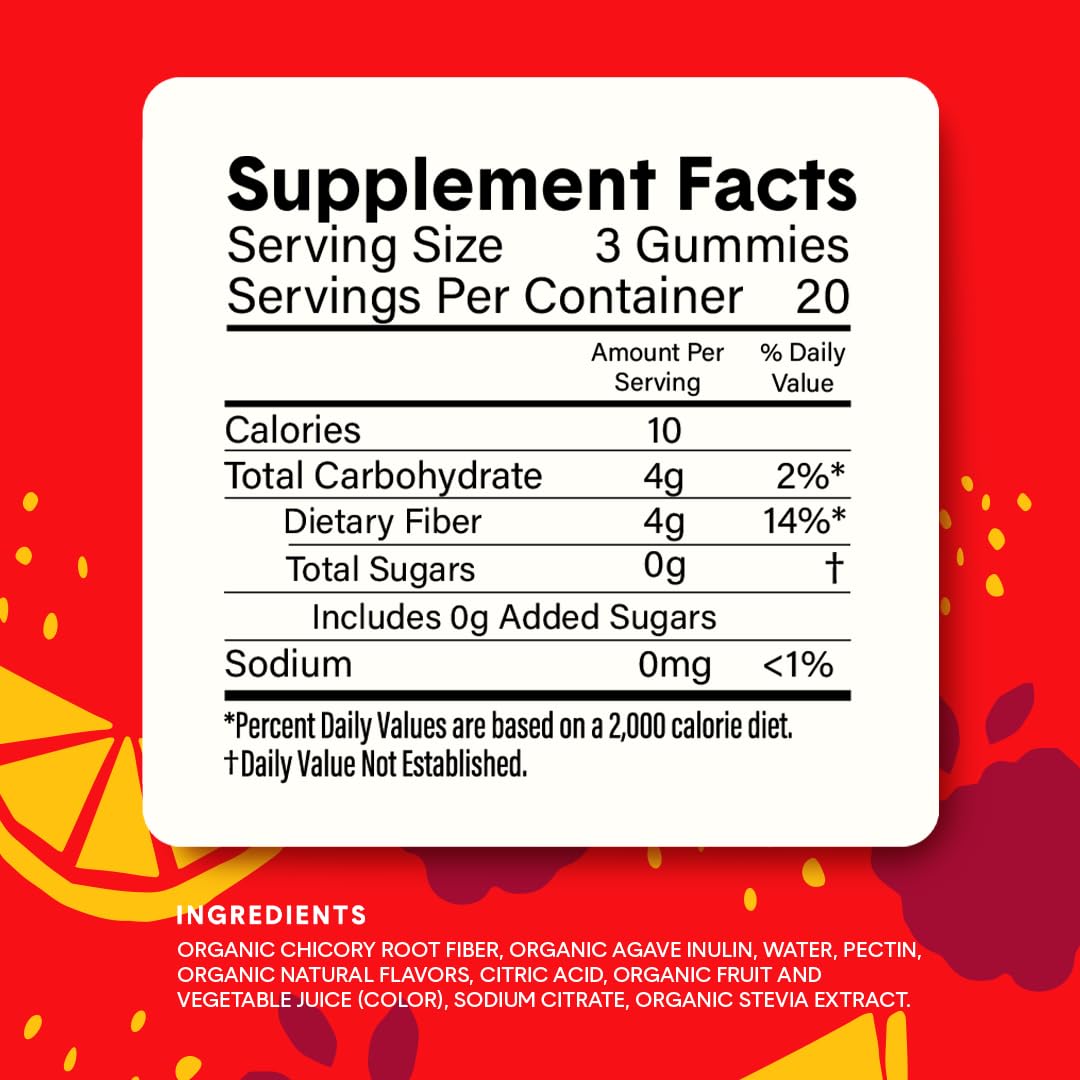 Bellway Super Fiber Gummies in a bowl