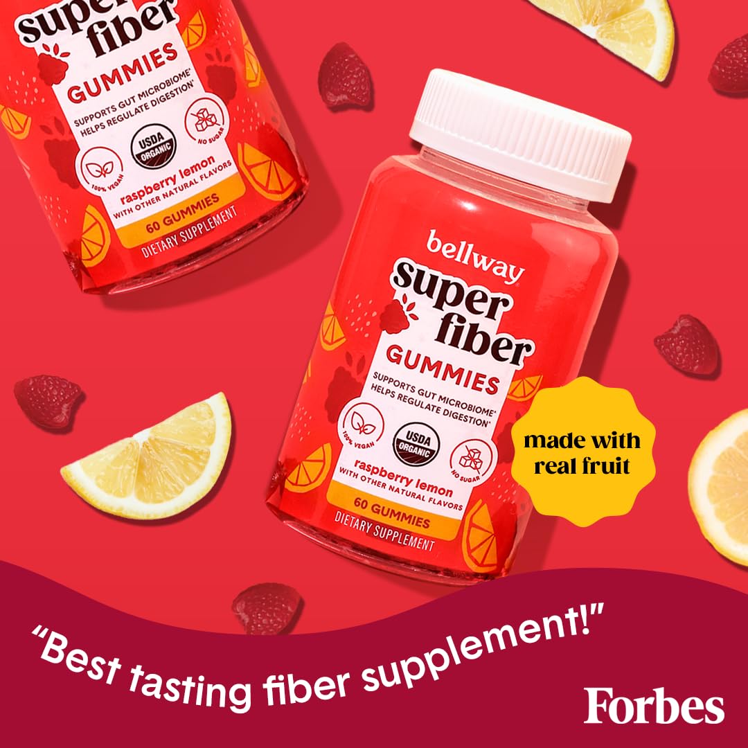 Bellway Super Fiber Gummies on a kitchen counter