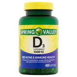 BELOEN High-Potency Vitamin D-3 1000 IU Softgels 450 Count front view
