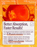 BeMe Liquid Multivitamin Sachets ingredients list
