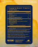 BeMe Magnesium Drink Sachets with ingredients list on the back