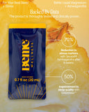 BeMe Sleep Supplement sachets in travel bag