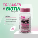 Ben´Fit Collagen & Biotin Complex softgel with measuring spoon