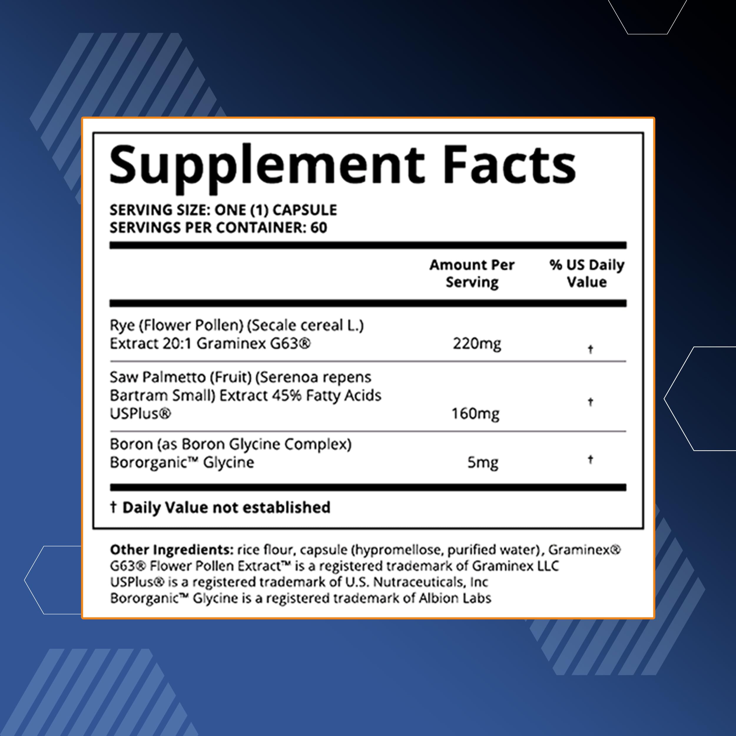 Ben's Natural Health Prostate Support Supplement with a glass of water