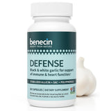 Benecin Garlic Supplement 1500 mcg capsules front view