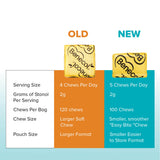 Benecol Soft Chews Chocolate chews in a hand