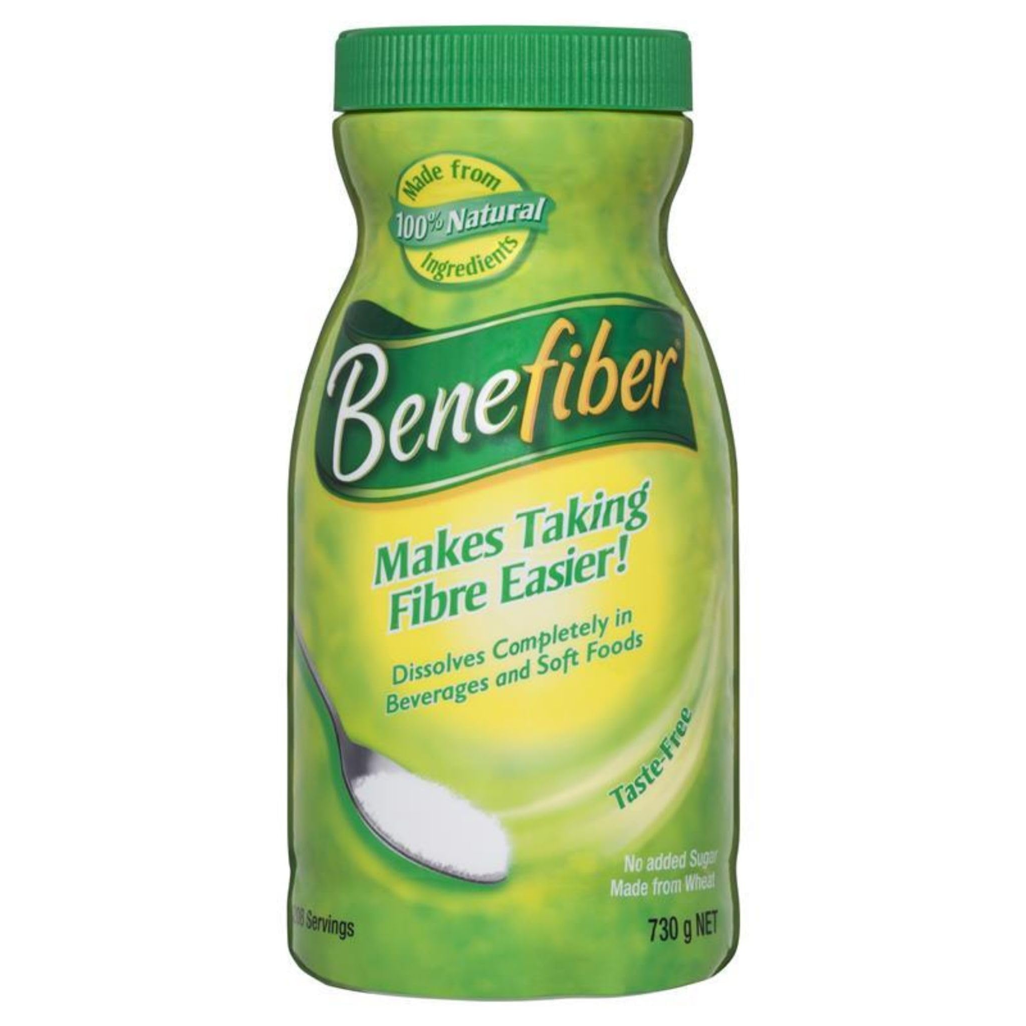 Benefiber Original Prebiotic Fibre Supplement Powder 730g front view