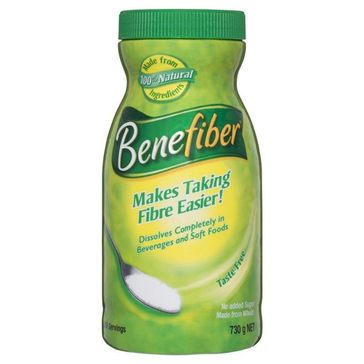 Benefiber Original Prebiotic Fibre Supplement Powder 730g front view