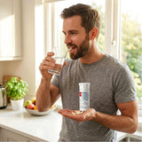 Benepisyo Prebiotic Capsules lifestyle scene on a kitchen counter
