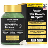 Benevolent Nourishment Biotin Supplement bottle front view