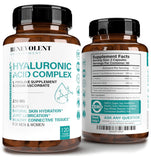 Benevolent Nourishment Hyaluronic Acid Supplement 120 veggie capsules front view