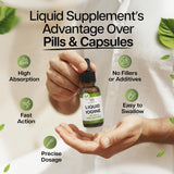 Benevolent Nourishment Liquid Iodine 2oz bottle on a wooden table