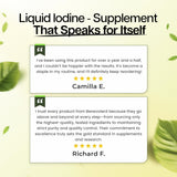 Benevolent Nourishment Liquid Iodine 2oz bottle with measuring dropper