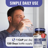 Benevolent Nourishment Magnesium Citrate Capsules 500mg packaging