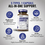 Benevolent Nourishment Magnesium Complex 500mg capsule close-up