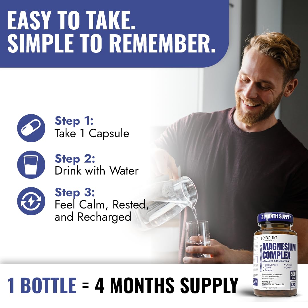 Benevolent Nourishment Magnesium Complex 500mg ingredients list