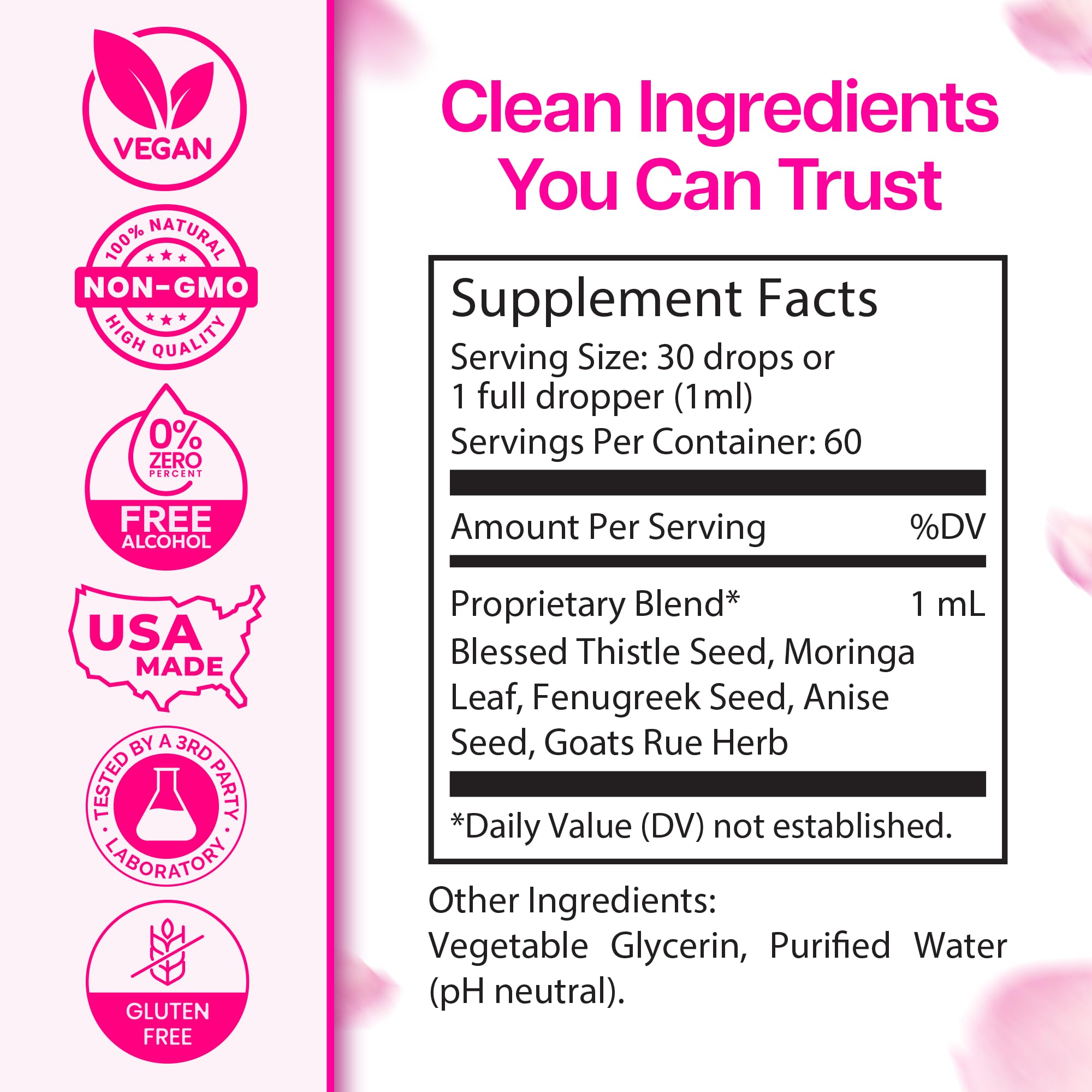 Benevolent Nourishment Milk Thistle Liquid Drops in a glass of water