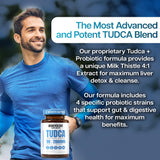 Benevolent Nourishment Milk Thistle Supplement 2000mg TUDCA side view