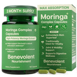 Benevolent Nourishment Moringa Leaf Capsules 1000mg front view