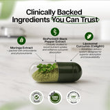 Benevolent Nourishment Moringa Leaf Capsules 1000mg ingredients list