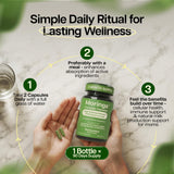 Benevolent Nourishment Moringa Leaf Capsules 1000mg lifestyle shot