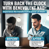 Benevolent Nourishment NAD Resveratrol Supplement with lifestyle background