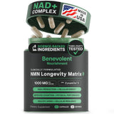 Benevolent Nourishment NMN Supplement 1000mg front view