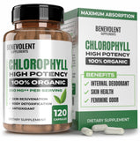 Benevolent Nourishment Organic Chlorophyll Capsules front view