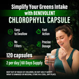 Benevolent Nourishment Organic Chlorophyll Capsules packaging
