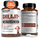 Benevolent Nourishment Shilajit Capsules 120 count bottle front view