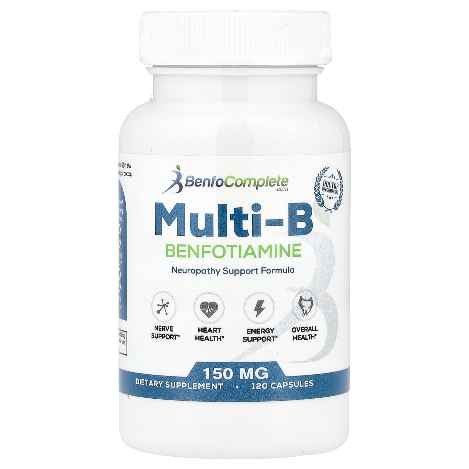 Benfotiamine Multi-B Formula 150mg Capsules front view