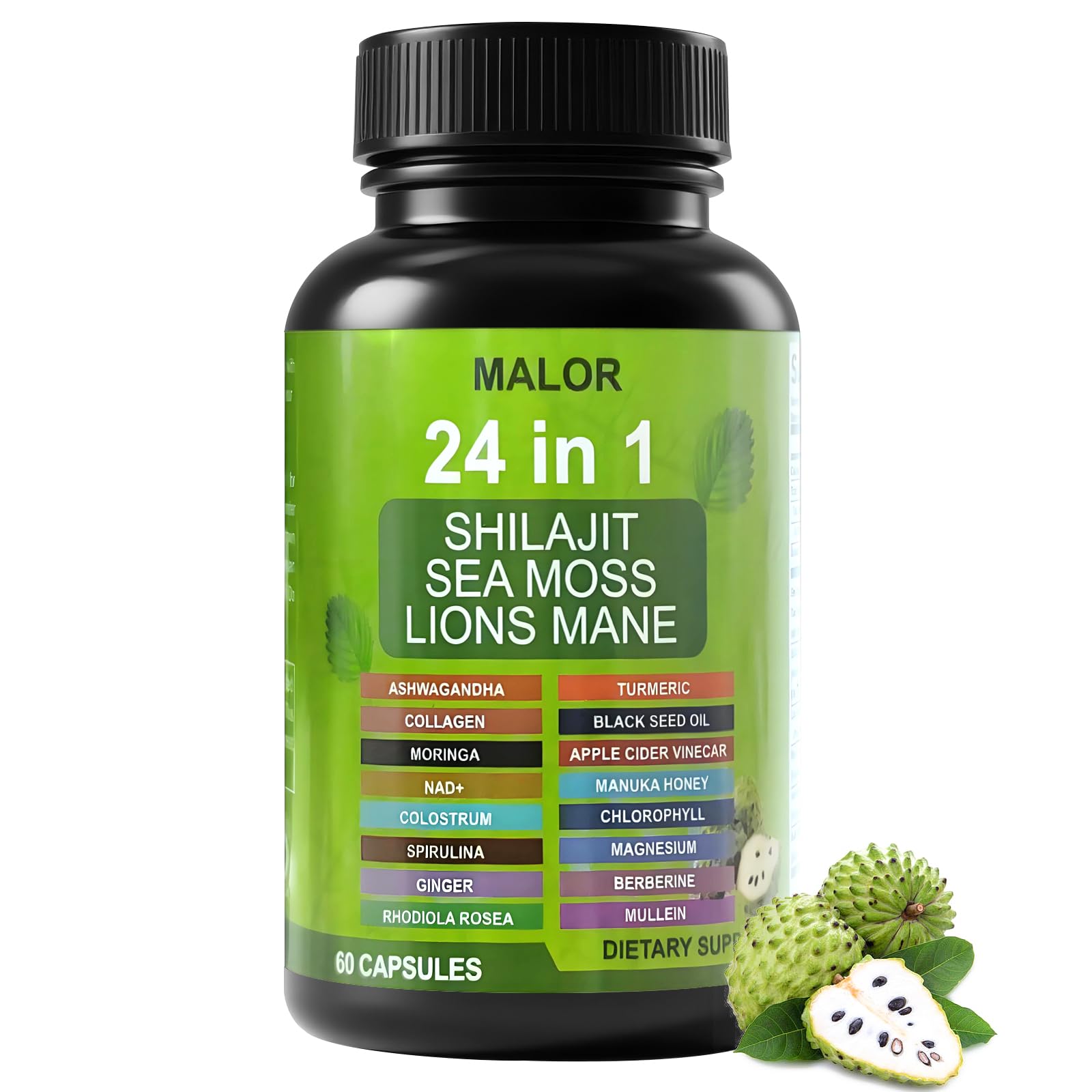 BENIX Spirulina 24-in-1 Herbal Supplement front view