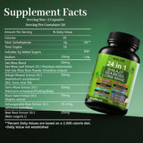 BENIX Spirulina 24-in-1 Herbal Supplement side view