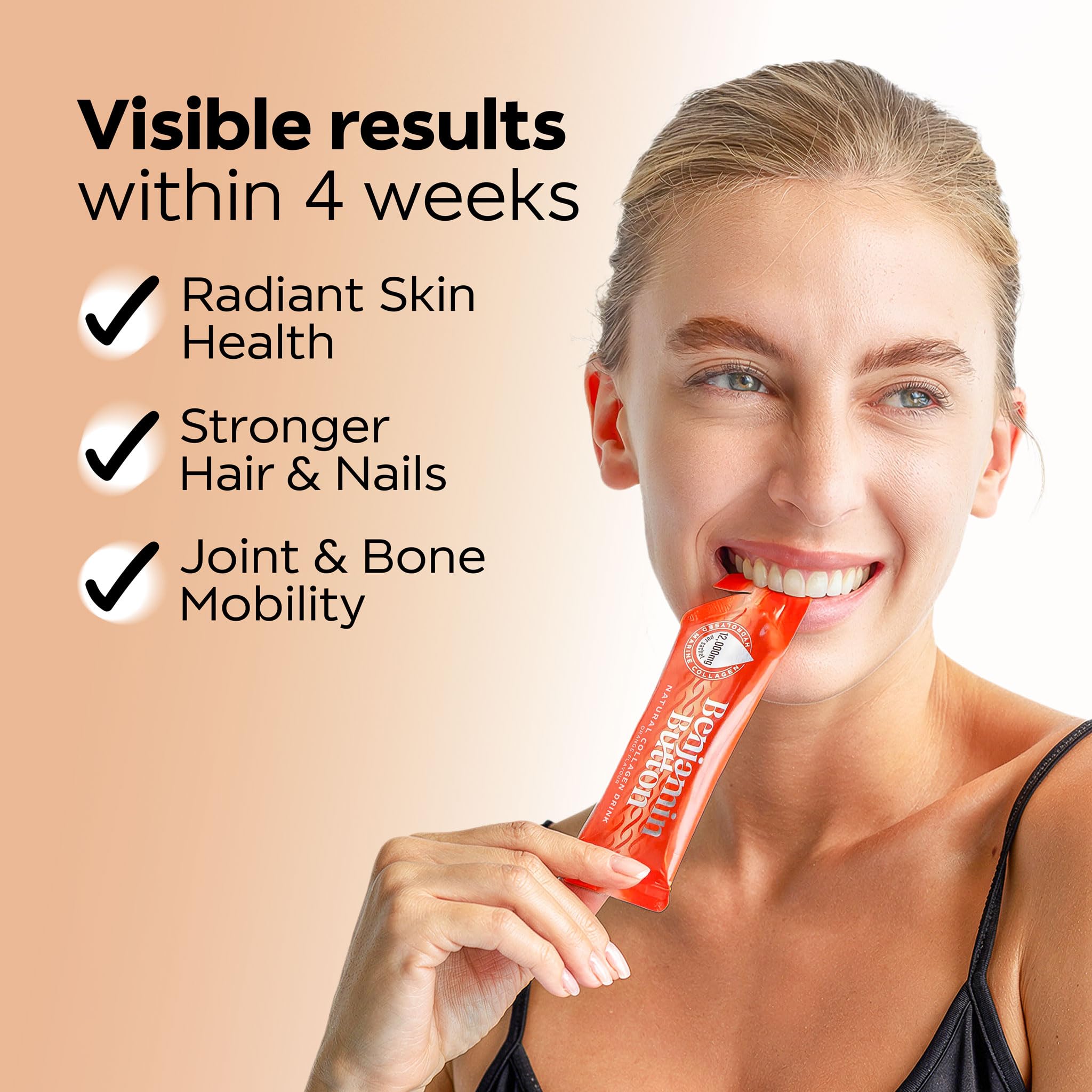 Benjamin Button Collagen Supplement 12,000mg sachets with mango juice
