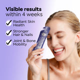 Benjamin Button Collagen Supplement 12000MG liquid bottle side view