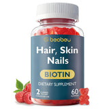 beobeu Biotin Gummies front view with packaging