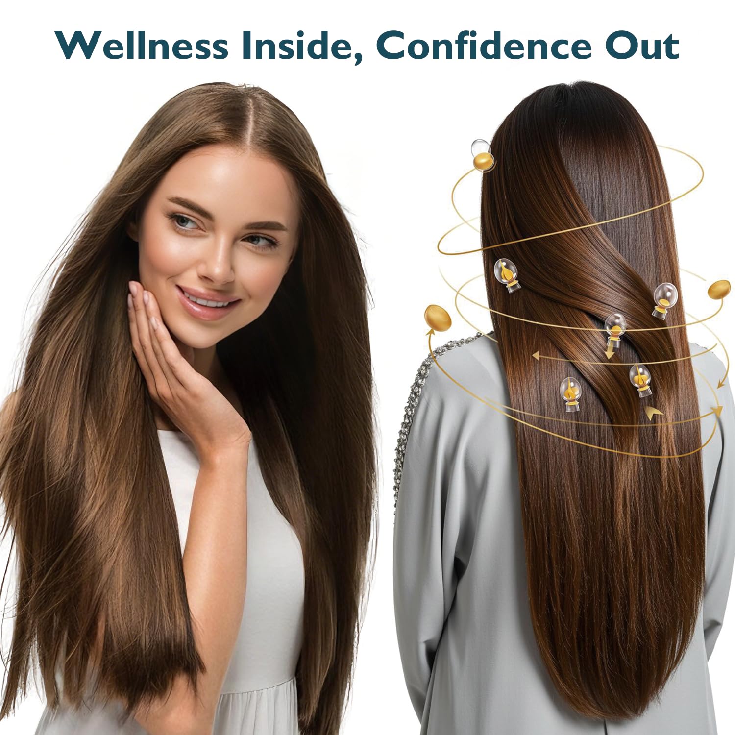beobeu Biotin Gummies ingredients list on the back of the packaging