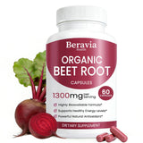 Beravia Health Organic Beet Root Capsules front view