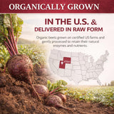 Beravia Organic Beet Root Capsules 1300mg capsules close-up