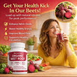 Beravia Organic Beet Root Capsules 1300mg in lifestyle setting