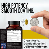 Berberine Mojo Herbal Supplement 1500mg tablet side view