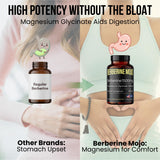 Berberine Mojo Herbal Supplement 1500mg tablets in a bowl