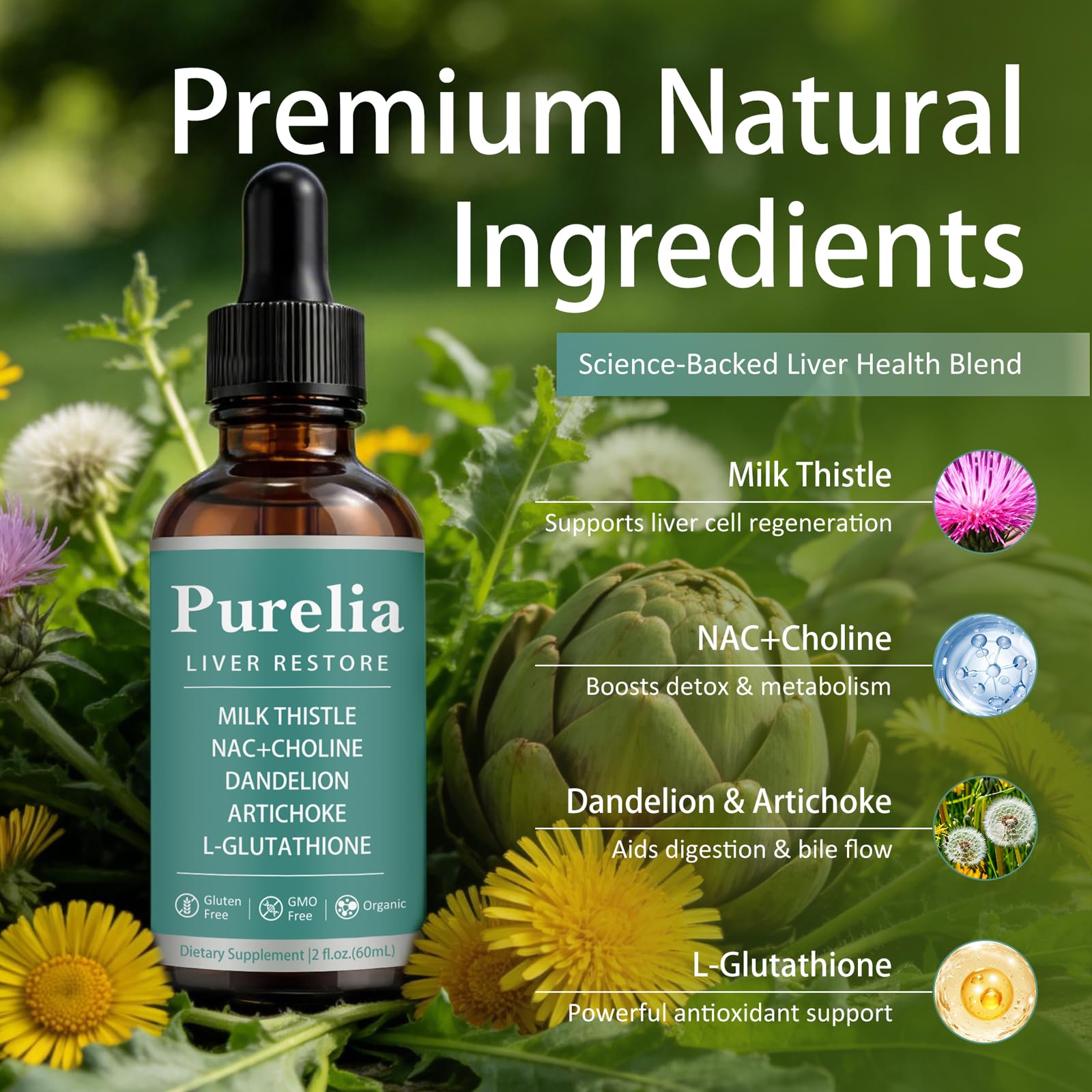Berbino Purelia Liver Drops in lifestyle setting