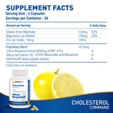BergaMet Citrus Bergamot Supplement 100g back view with ingredient list