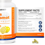 BergaMet Citrus Bergamot Supplement capsules close-up