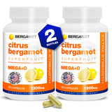 BergaMet Citrus Bergamot Supplement front view with packaging
