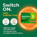 Berocca tablet dissolving in a glass of water